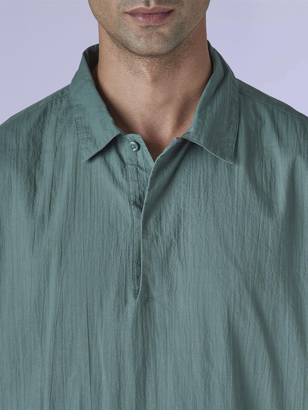 Men's Solid Slim Fit Redloop Shirt - dc12131a-95b4-40fa-9a1d-79049d3220b3 View