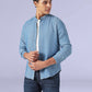 Men's Redloop Slim Mandarin Collar Shirt - Styleshot View