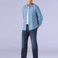 Men's Redloop Slim Mandarin Collar Shirt - Full View