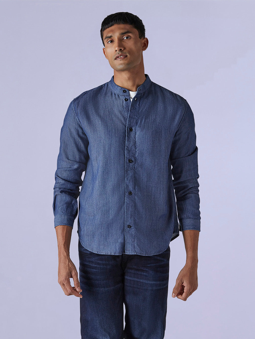 Men's Solid Slim Fit Redloop Shirt - bdb99445-42c5-4872-a391-68d4ad07a27e View