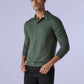 Men's Solid Dark Green Slim Fit Redloop Polo T-shirt - da165ca1-c7d7-4d29-8731-e5008ddafd43 View