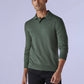 Men's Solid Dark Green Slim Fit Redloop Polo T-shirt - 207c01d1-55ca-443d-9901-fe34483f93aa View
