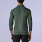 Men's Solid Dark Green Slim Fit Redloop Polo T-shirt - ae382689-cbd8-4c0b-a8a8-d29705f8b149 View