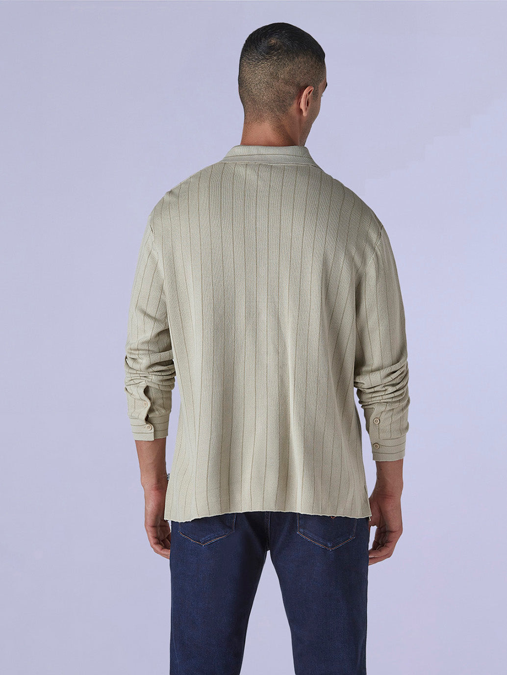 Men's Striped Slim Fit Redloop Shirt - 66fab6dc-58d1-401e-8b93-fa476e09bd84 View