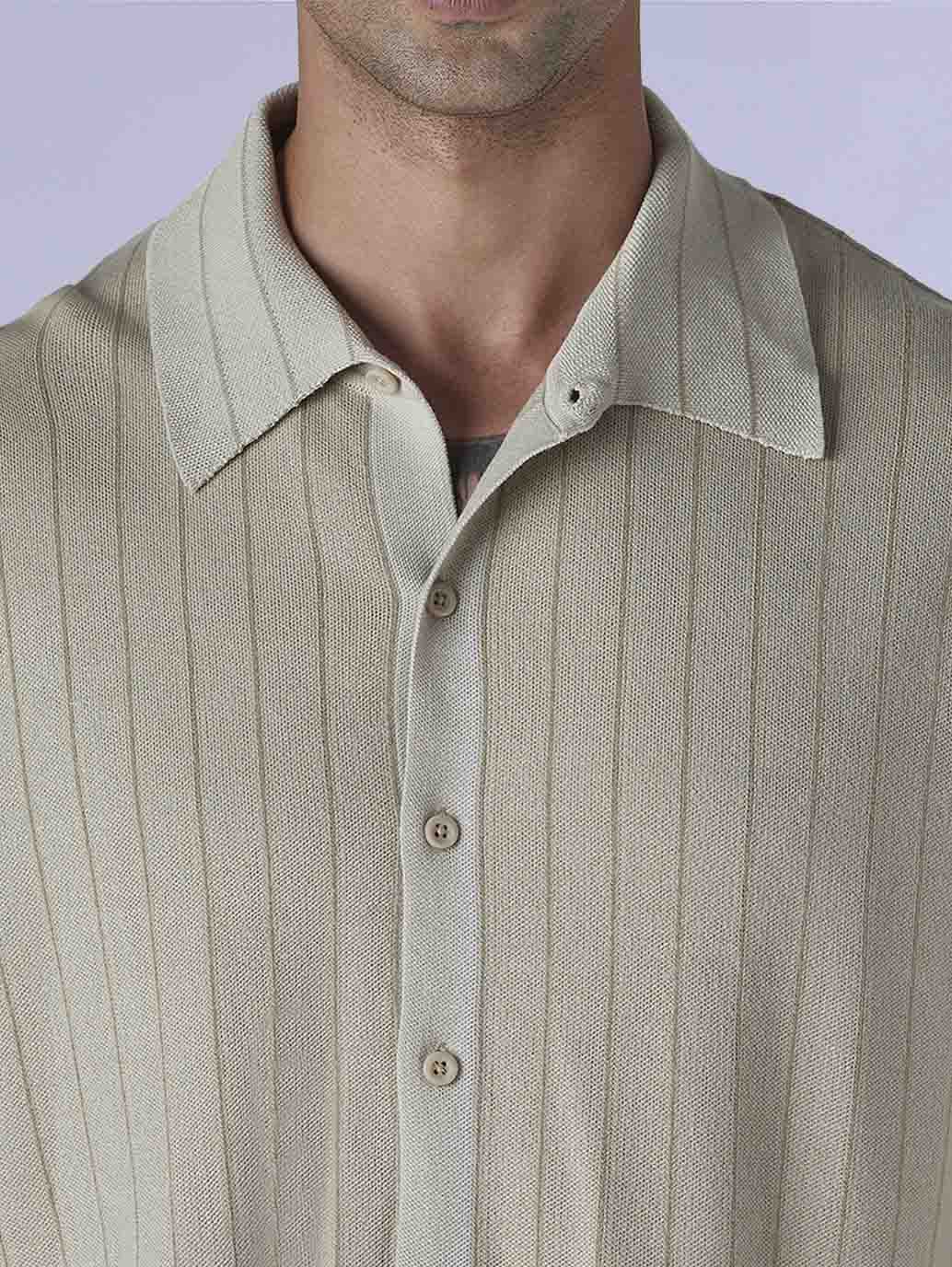 Men's Striped Slim Fit Redloop Shirt - 1033baa2-19b6-463c-8899-47506425277f View