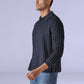 Men's Striped Slim Fit Redloop Shirt - 8c4472ea-a58b-4645-a5e9-bc88b84ecb52 View