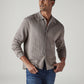 Men's Striped Slim Fit Redloop Shirt - Logo View