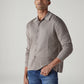 Men's Striped Slim Fit Redloop Shirt - Side View