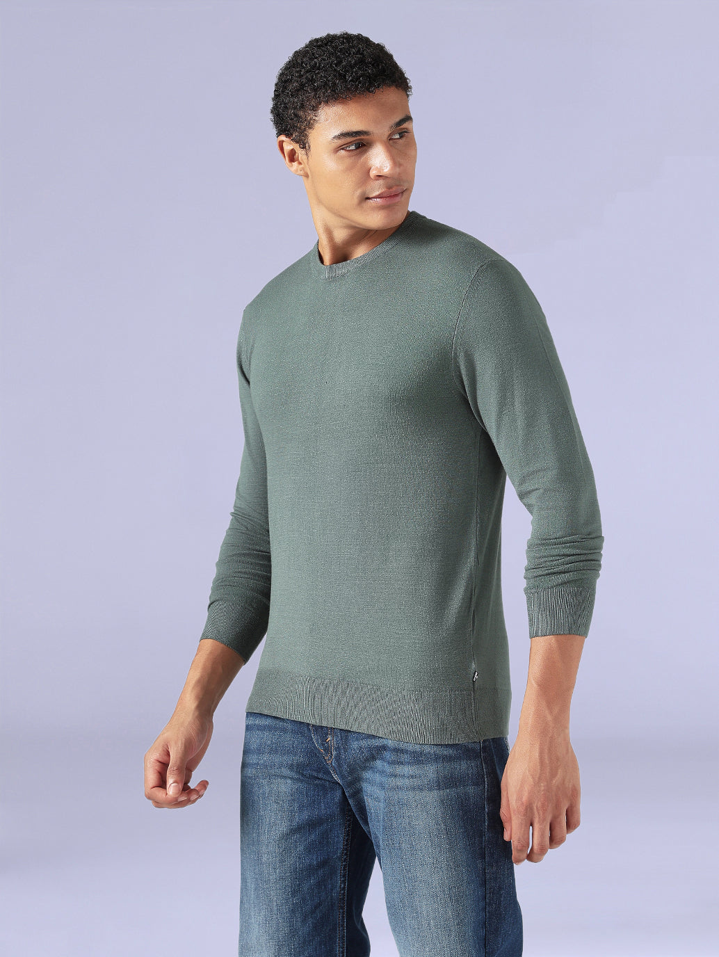 Men's Redloop Textured Slim Jersey T-Shirt - SIde View