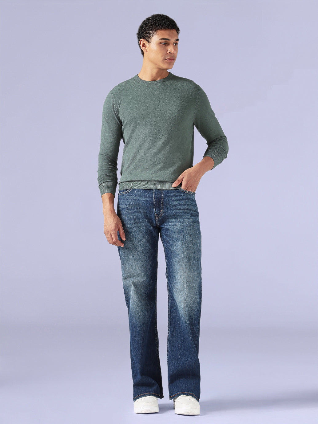 Men's Redloop Textured Slim Jersey T-Shirt - Full View