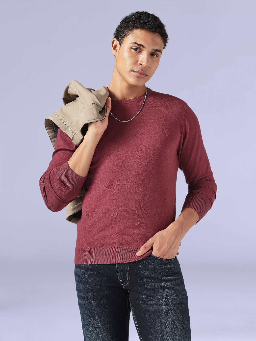 Men's Redloop Textured Slim Jersey T-Shirt
