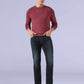 Men's Redloop Textured Slim Jersey T-Shirt - Full View