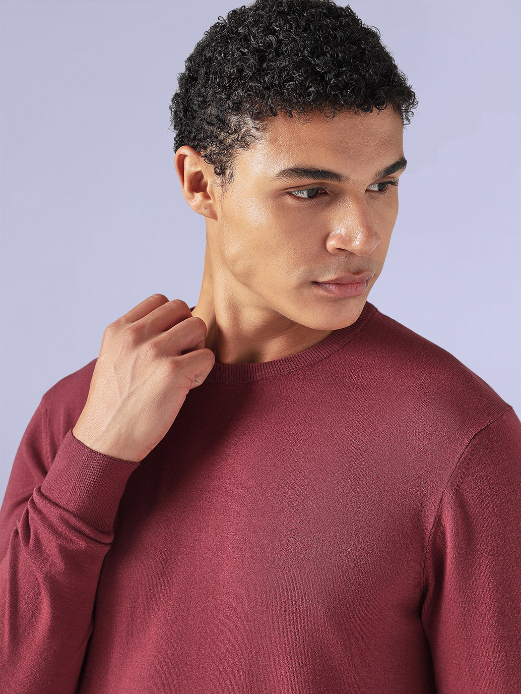 Men's Redloop Textured Slim Jersey T-Shirt - 20 View