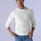 Men's Solid Slim Fit Redloop T-Shirt - Front View