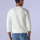 Men's Solid Slim Fit Redloop T-Shirt - Back View