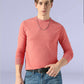 Men's Textured Slim Fit Redloop Jersey T-Shirt - Styleshot View