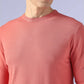 Men's Textured Slim Fit Redloop Jersey T-Shirt - Detail View