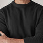 Men's Solid Relaxed Fit Redloop Sweater - 20 View