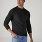 Men's Solid Relaxed Fit Redloop Sweater - 20 View