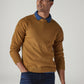 Men's Solid Relaxed Fit Redloop Sweater - 20 View