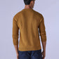 Men's Solid Relaxed Fit Redloop Sweater - Back View
