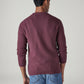 Men's Solid Relaxed Fit Redloop Sweater - 20 View