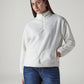 Women's Solid Relaxed Fit Sweatshirt - Front View