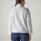 Women's Solid Relaxed Fit Sweatshirt - Back View