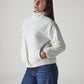 Women's Solid Relaxed Fit Sweatshirt - Side View