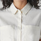 Women's Solid Regular Fit Shirt - Detail View