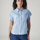 Women's Solid Regular Fit Shirt - Front View
