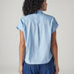 Women's Solid Regular Fit Shirt - Back View