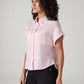 Women's Solid Regular Fit Shirt - Side View