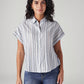 Women's Striped Regular Fit Shirt - Front View