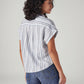 Women's Striped Regular Fit Shirt - Back View