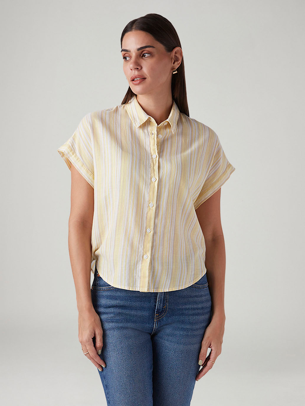 Women's Striped Regular Fit Shirt