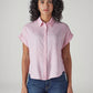Women's Solid Regular Fit Easy Shirt - Front View