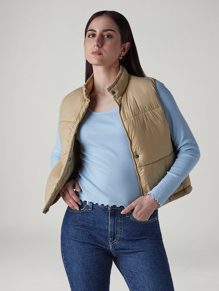 Women's Quilted Slim Fit Puffer Jacket