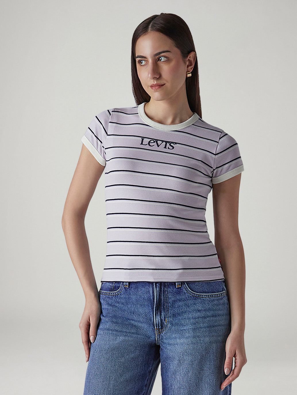 Women's Striped Slim Fit T-Shirt