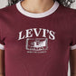 Women's Graphic Print Slim Fit Ribbed T-Shirt - 20 View