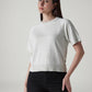 Women's Solid Slim Fit Embroidered T-Shirt - Styleshot View