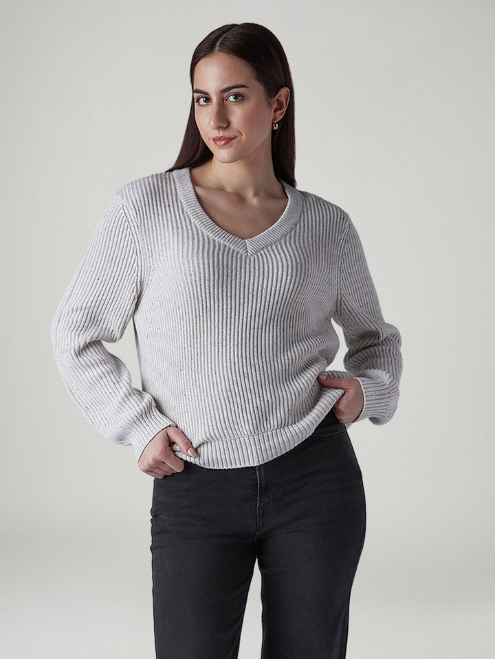 Women's Textured Regular Fit Sweater