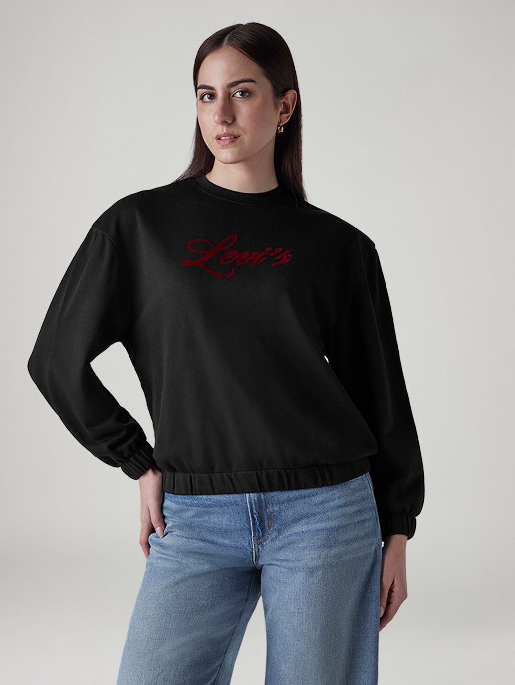 Women's Logo Printed Relaxed Fit Sweatshirt - 20 View