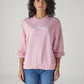 Women's Logo Printed Relaxed Fit Sweatshirt - Front View