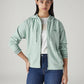 Women's Solid Relaxed Fit Hooded Sweatshirt - Styleshot View