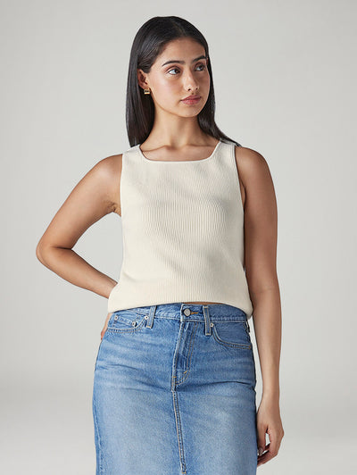 levi's Women's Solid Slim Fit Ribbed T-Shirt-picture-15
