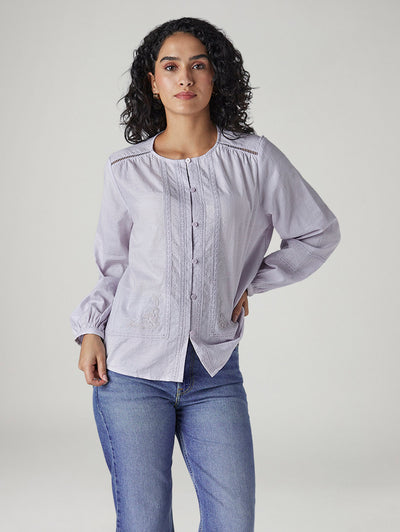 levi's Women's Embroidered Regular Fit Top-picture-22
