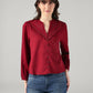 Women's Embroidered Regular Fit Top - Front View