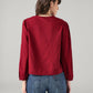 Women's Embroidered Regular Fit Top - Back View