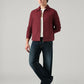 Men's Redloop Solid Slim Fit Flannel Shacket - Full View